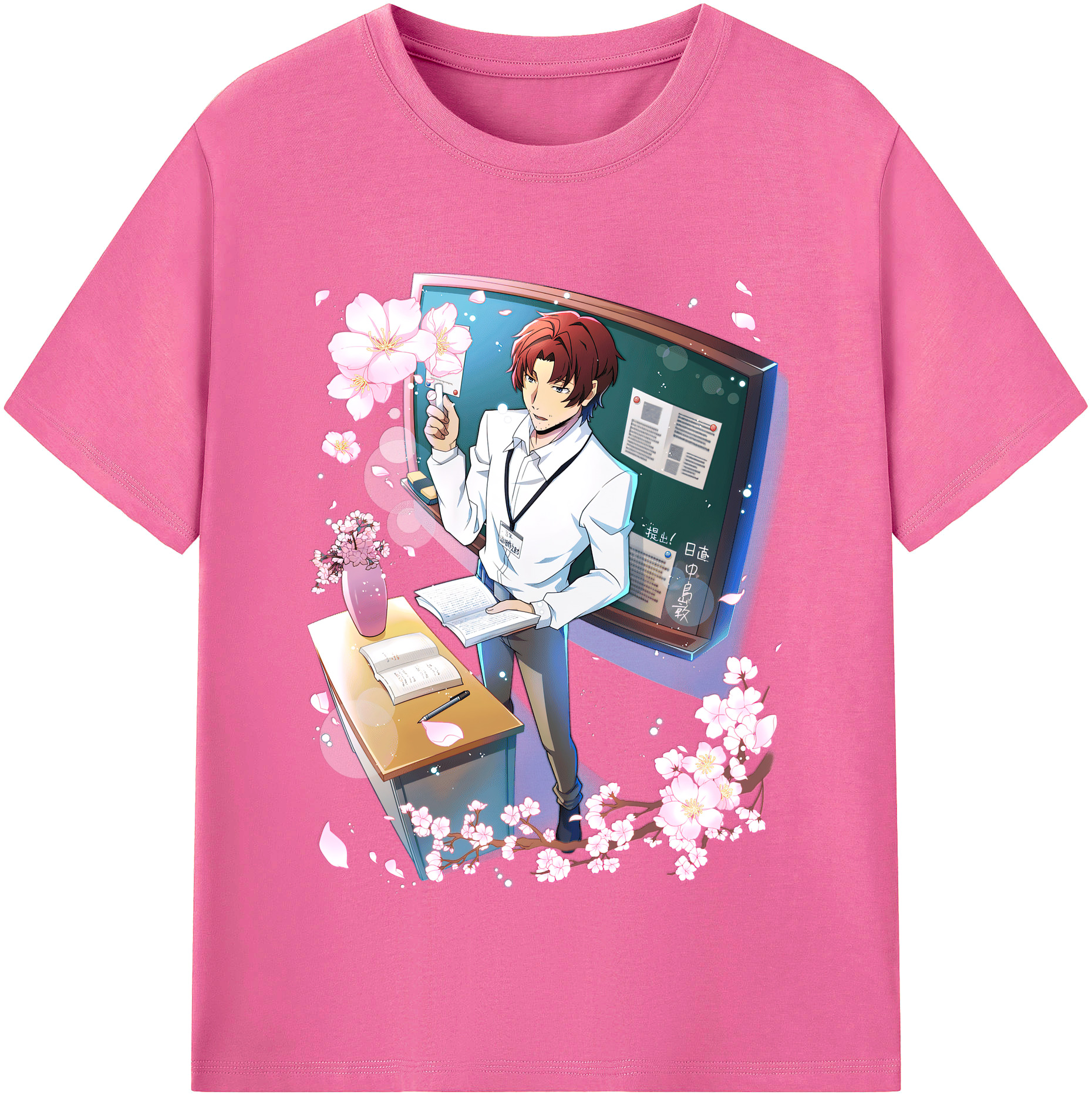 （画像用） 文豪ストレイドッグス Bungo Stray Dogs レディースカジュアルプリントTシャツ（綿100％）